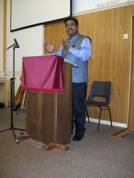 Joseph Paul preaching